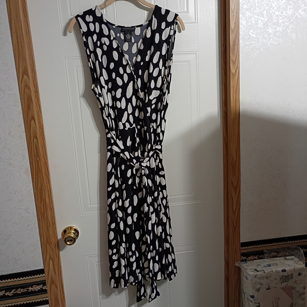 Rafaella Black and White Midi Dress